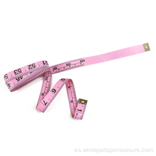La cinta métrica personalizada de PVC rosa más barata a medida